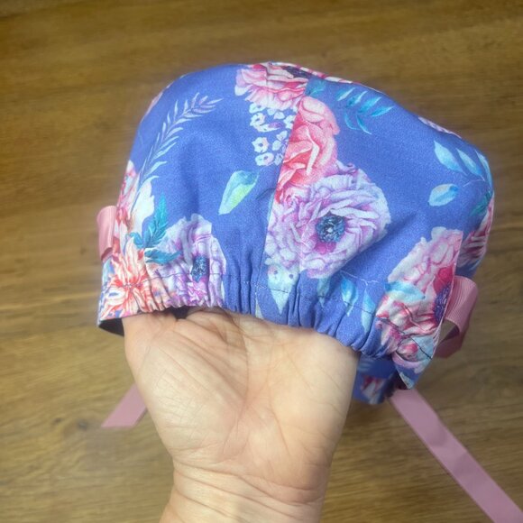 3 Euro style scrub caps bundle scrub hats surgical caps European scrub hats - Picture 8 of 11